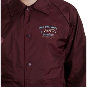 maroon vans jacket